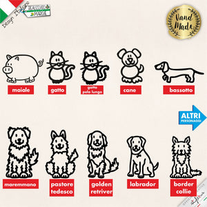 ADESIVI FAMIGLIA PERSONALIZZATI