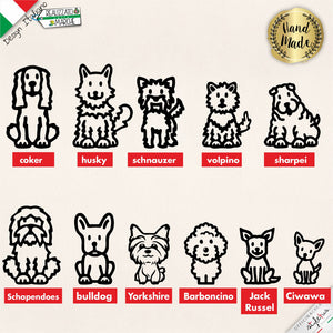 ADESIVI FAMIGLIA PERSONALIZZATI per camper 22,5 cm