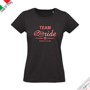 SET di 6 T-shirt personalizzabili "TEAM BRIDE ANELLI "