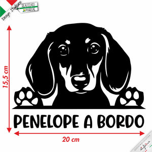Adesivo cane a bordo, scegli tra le varie razze
