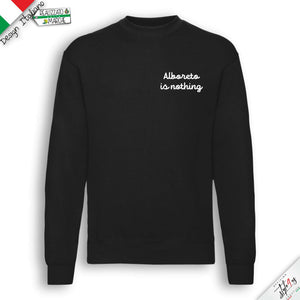 Felpa "Alboreto is Nothing" – Film Cult Vacanze di Natale 1983 – Intaglio Professionale Alta Resistenza
