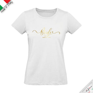 T-shirt personalizzata per la sposa "bride to be"