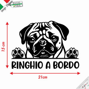 Adesivo cane a bordo, scegli tra le varie razze