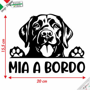 Adesivo cane a bordo, scegli tra le varie razze