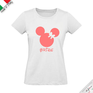 SET di 6 T-shirt  per addio al nubilato "MINNI BRIDE  "