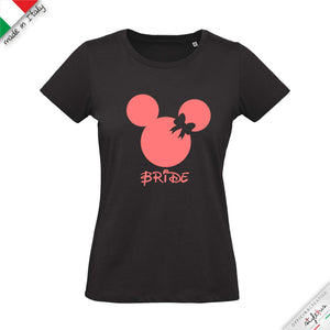 SET di 6 T-shirt  per addio al nubilato "MINNI BRIDE  "