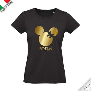 SET di 6 T-shirt  per addio al nubilato "MINNI BRIDE  "