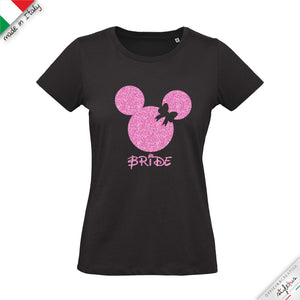 SET di 6 T-shirt  per addio al nubilato "MINNI BRIDE  "