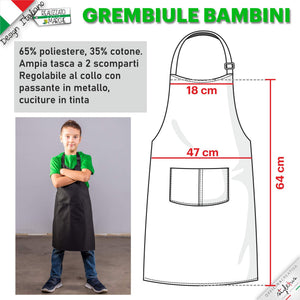 2 Grembiuli per Papà e Figlio/a, Mamma e Figlio/a Nomi e Grafica Personalizzati