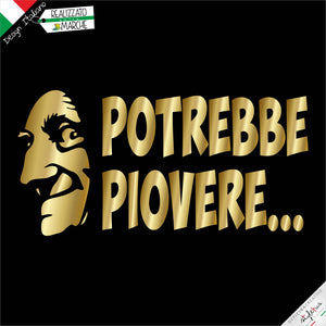 ADESIVO "POTREBBE PIOVERE"