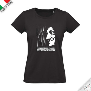 T-shirt "POTREBBE PIOVERE"