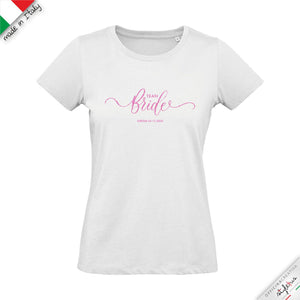 SET di 6 T-shirt personalizzate con testo "TEAM BRIDE"