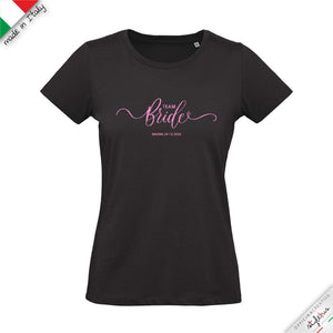 SET di 6 T-shirt personalizzate con testo "TEAM BRIDE"