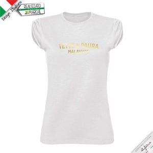 T-shirt "tette e paura mai avute"