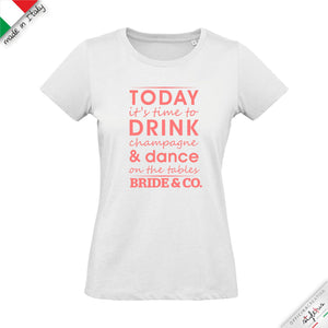 SET di 6 T-shirt per addio al nubilato "BRID&CO. "