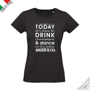 SET di 6 T-shirt per addio al nubilato "BRID&CO. "
