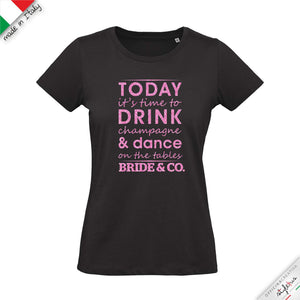 SET di 6 T-shirt per addio al nubilato "BRID&CO. "