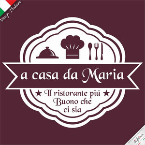 Grembiule "a casa da..."