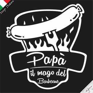 Grembiule il mago del Barbeque