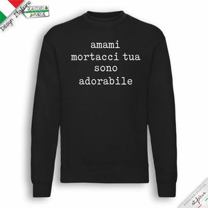 Felpa "amami mortacci tua..."