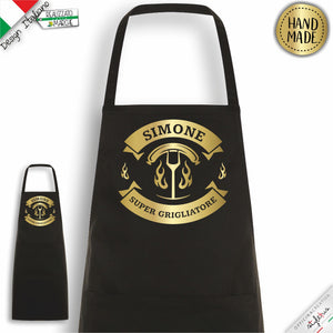 Grembiule personalizzato "Supergrigliatore"