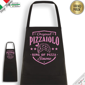 Grembiule personalizzato per pizzaioli, King of Pizza
