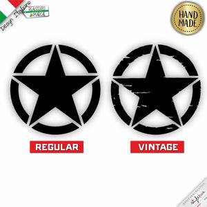 adesivo stella militare Us Army